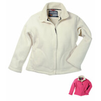 Damen Freizeitjacke Damenfleece - GOTOP Chiara Damen Fleece Jacke Farbe: Ivory (Elfenbeinfarben), Größe: L