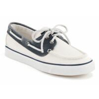 Sperry Top-Sider Damenschuh Bahama Canvas White/Navy Größe 38 / 7.5