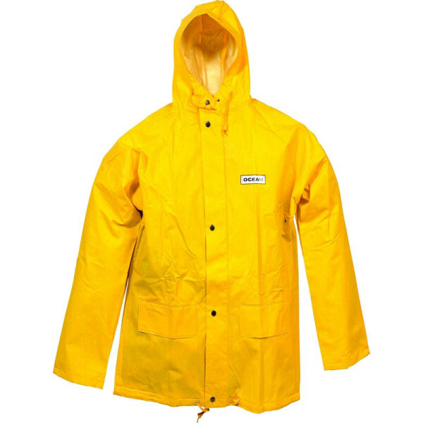 Regenjacke Friesennerz Ölzeug PVC Farbe: gelb, Größe: XL