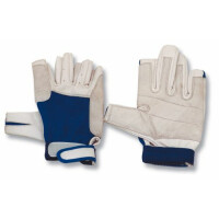 Segelhandschuhe Handschuhe Leder Super Soft, 5 Finger geschnitten Größe: L ( Large )