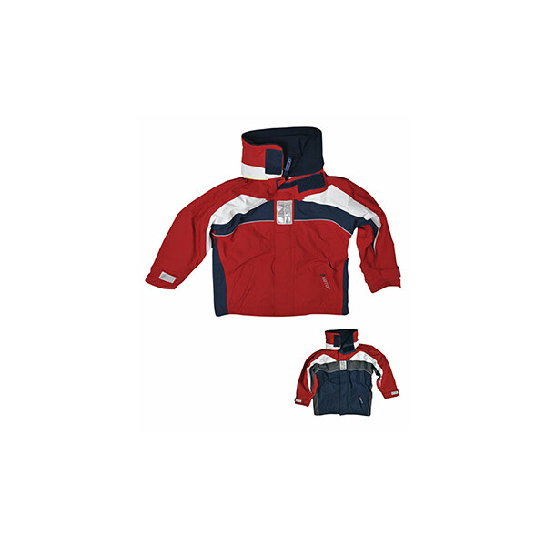 Kindersegeljacke Coastal Freizeitjacke GOTOP Kid Montego Jacke Farbe: Red/Navy/White ( Rot/Blau/Weiss ) Gr. 128