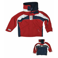 Kindersegeljacke Coastal Freizeitjacke GOTOP Kid Montego Jacke Farbe: Red/Navy/White ( Rot/Blau/Weiss ) Gr. 128